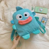 Bolso Pequeño Para Niñas Con Peluche De Peces Ugly Cute Dibujos Animados Monstruo De Mar Muñeca Bolsa De Hombro Estilo Cartoon - details 7
