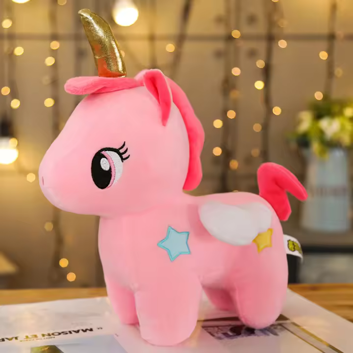 Muñeco De Peluche Unicornio Suave De 20cm Para Bebés Y Niños Juguete De Almohada Para Dormir Regalo De Cumpleaños Para Niñas Animal De Peluche Regalo Para Niños - 1