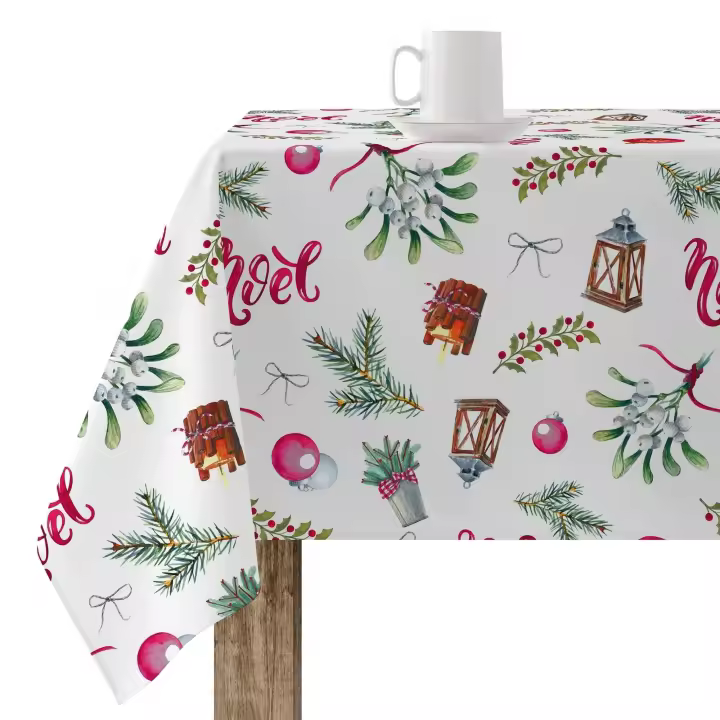 BL Belum Mantel Resinado Antimanchas Merry Christmas 11 - Impermeable y Resistente a Manchas - 1