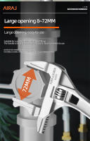 AIREAJ 5602 Llave De Mano Ajustable Para Baño Herramienta Multifuncional De Espacio Pequeño Para Quitar Tuercas De Tubo - details 5