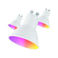 muvit iO Pack 3 Bombillas GU10 400lm, 5.5W, RGB+CCT, D50*H56 - details 1