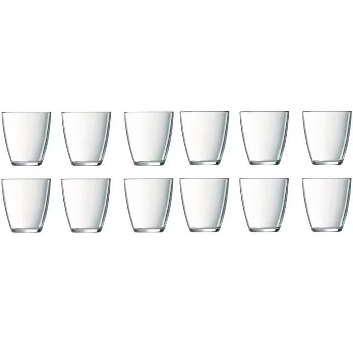 Juego 12 vasos bajos 25cl vidrio Concepto Luminarc - 1