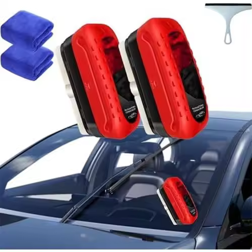 Limpiador de vidrios Ivyever, tabla de limpieza de vidrios para parabrisas, cepillo de limpieza de película de aceite automotriz para ventanas de automóviles, potente removedor Awishday Limpiador de ventanas - 1