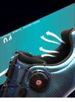 Zapatillas De Ciclismo Para Carretera Ultraligero Amarillo MTB Con Cierre Self-Locking Para Hombre Y Mujer Zapatos De Bicicleta SPD Planos Para Competición Y Entrenamiento - details 3