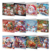 Tarjetas De Cumpleaños Hechas a Mano Con Diamantes 5D Rhinestone Arte De Artesanía Para Festival Y Navidad Pack De 12-4 Pcs - details 17