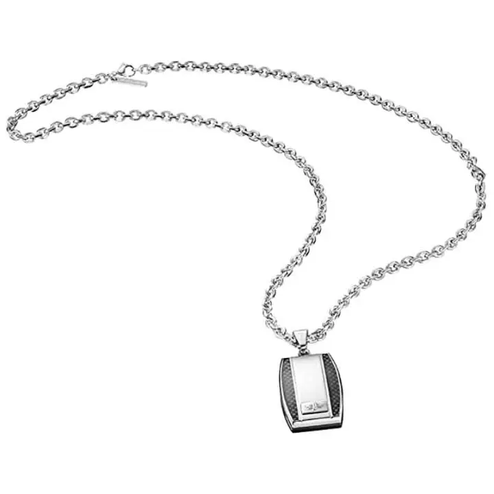 Police S14U502P Colgante Acero  , cadena de acero para hombre - 1