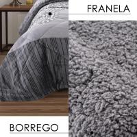 ARISE SHOP-Edredon Borreguillo Invierno  para Cama 90/105/-135/150, Reversible Franle Sherpa, Relleno Microfibra, Nórdico Cálido Suave,  con  Fundas de Almohada 50X70 cm. - details 2