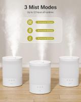 Humidificador Ultrasónico 2.5L con 3 Modos de Niebla Temporizador 2/4/8H Apagado Automático Luz LED Nocturna 30 Horas de Trabajo - details 6