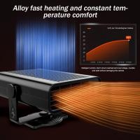 Frío y Caliente: Encendedor de cigarrillos con ventilador de Automóvil portátil, calefacción de Automóvil 2 en 1, 12 V 120 W, ventilador de Automóvil y desfreezador con rotación de 360 ° - details 0