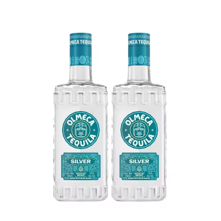 Olmeca Tequila Blanco 70cl - Pack de 2 botellas - 1