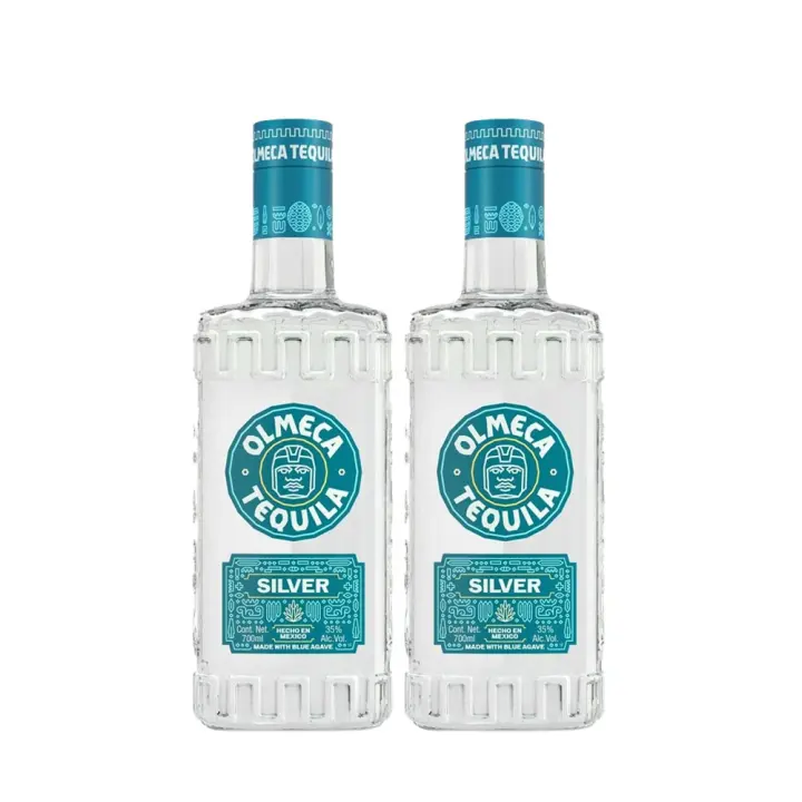 Olmeca Tequila Blanco 70cl - Pack de 2 botellas - 1