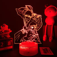 Lámpara Nocturna LED 3D Anime Bleach Para Decoración De Habitación Infantil Luz De Noche Para Niños Regalo Para Estudio - details 17