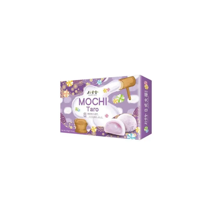 PRODUCTO JAPONESA ASIATICA MOCHIS CAJA SABOR TARO - 1