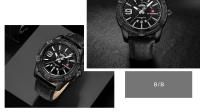 Reloj De Pulsera De Cuarzo NAVIFORCE Militar Deportivo Para Hombres Con Mostrador De Fecha Y Luz Táctil Resistente Al Agua De Cuero Reloj De Moda Casual - details 15