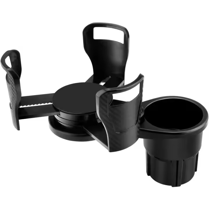Portavasos doble para automóvil - Portavasos extensor de vaso Hydro-Flask ajustable y expandible que se adapta a latas de agua grandes - - 1