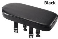 Almohadilla De Asiento Trasero Para Bicicleta Montaña Con Escaño Adecuada Para Niños Cómoda Y Duradera Tamaño 30x5x4cm Material De Cuero Negro Y Plateado - details 6