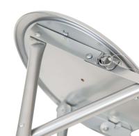 The Secret Home Taburete Plegable de Cocina - Silla Plegable de Metal - Asiento y Respaldo Acolchado - Interior y Exterior - Alto 72 Cm - Ø30 Cm - Varios Colores - details 2