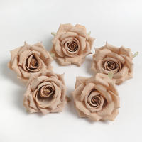 3/5Pcs Rosas Artificiales De Seda Para Decoración De Sala De Estar Cocina Bodas Jardines Fiestas DIY Corona Regalos Accesorios - details 10