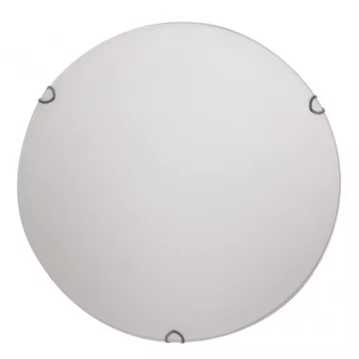FABRILAMP Plafon Redondo Avis 3xe27 Blanco 40x40x7 Cm - Diseño Moderno - 1