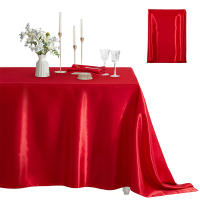 Mantel Rectangular Resistente a Manchas Y Arrugas Suave De Seda Para Comedor En Poliéster 100% Uso Doméstico Y Social - details 3