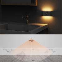 Lámpara Nocturna Inteligente LED Con Sensor De Movimiento Recargable Tipo-C Luz Magnética Sensing Humana Lámpara De Noche Para Libros - details 1