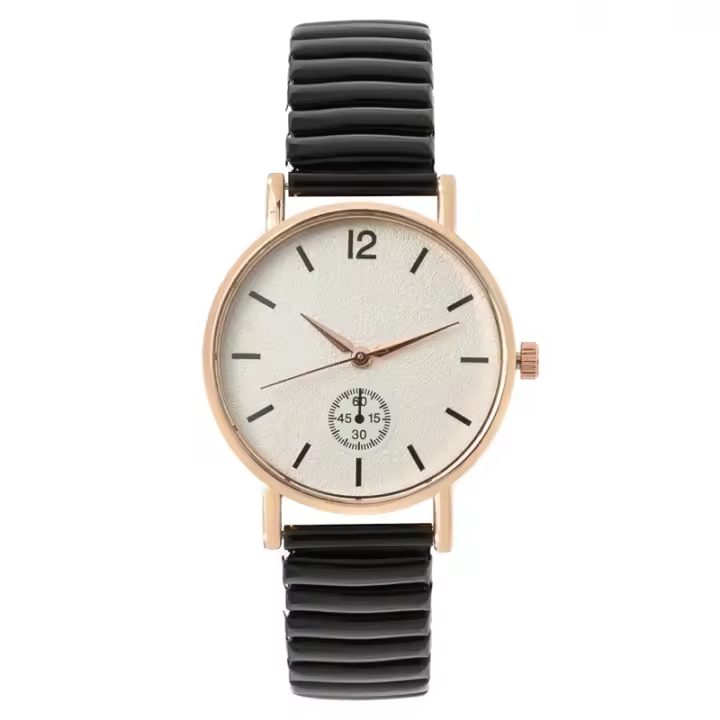Reloj Femenino para Estudiantes con Correa Elástica y Números Grandes - Resistente a Golpes - Ideal para Deportes - 1