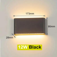 Lámpara De Pared LED Impermeable IP65 Para Exterior Y Interior Iluminación Moderna Para Dormitorio Sala De Estar Jardín Puerta - details 1