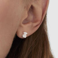 Pendientes de Oso de Plata de Ley 925, personalizado y versáril estiloins, pendientes de Mujer exquisitos y de moda. - details 8