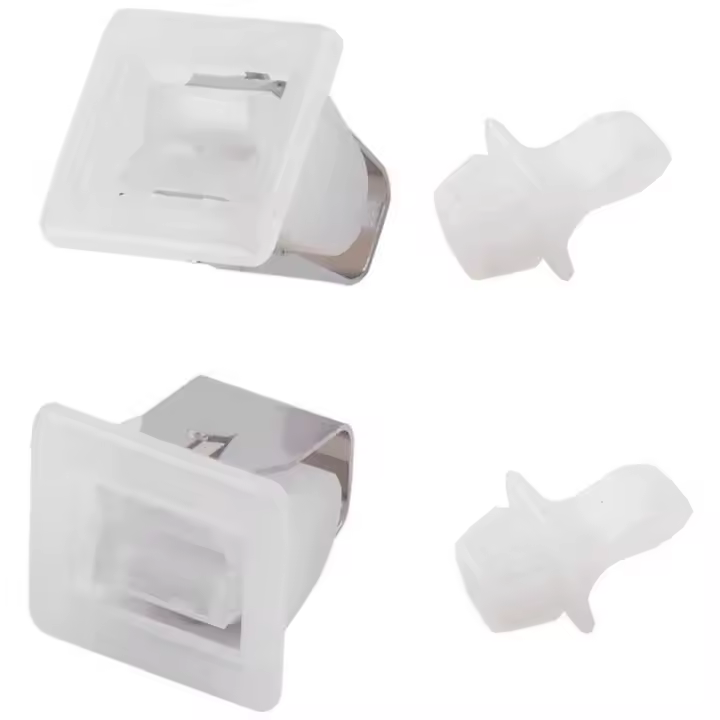 Kit de 4 cerraduras para puerta de secadora (compatible con modelos 306436 y 279570) - WELLNGS - 1