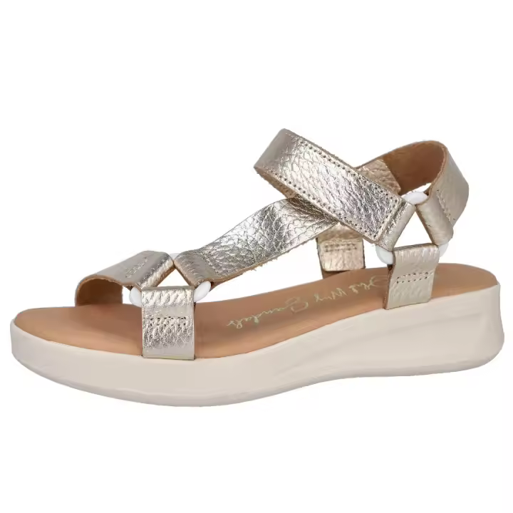Shoes Sandalias marca Oh! My Sandals para niña en color metalizado - 1