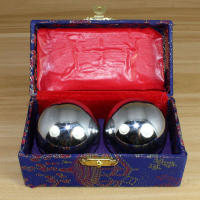 Bola De Hierro Para Fitness Diario 2pcs Alivio De Estrés Relajación Muscular Salud Fitness Adecuado Para Ejercicio Myofascial Release Unisex - details 0