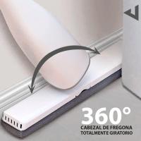 JUPPLIES Fregona Mopa para Limpiar Azulejos y Paredes - Fregona Autoescurrible 360ª Super Absorbente - Fregona Multifuncional para Limpieza - Mopa de Limpieza Diseño Minimalista - details 3