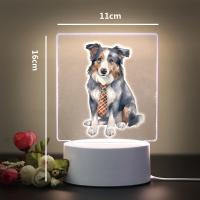 Luz Nocturna Recargable Para Niños Con Figura De Anime Manga Collie Fronterizo Lámpara De Noche Para Dormitorio Regalo Para Niños - details 4