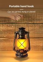 Lámpara De LED Retro Portátil Con 3 Modos De Iluminación Recargable Para Camping Decoración De Barra Y Restaurante Luz Colgante De Caballo - details 5
