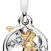 PANDORA Dijes de los personajes de Disney de plata de ley y chapados en oro de 14 quilates con una mezcla única de metales，Incluye Caja Original - details 0