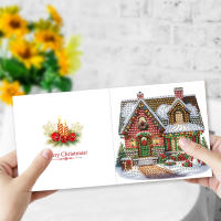 12pcs Tarjetas De Navidad Con Pintura De Diamantes DIY Bordado De Diamantes Con Sobres Set De Tarjetas De Fiestas Regalo De Navidad - details 3