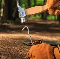 Juego De 1 Pieza De Aluminio 18cm Uso Exterior Para Acampar Y Senderismo Con Gancho Palos De Tierra Para Tenda Hamaca Canopy Accesorios De Camping - details 13