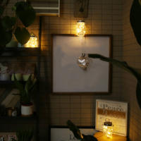 Luz Solar LED Para Botella De Mason Impermeable 20/10 Lámparas Colgantes Para Jardín Patio Porche Decoración Sin Batería - details 20