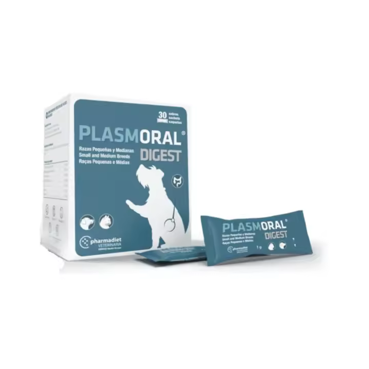 PHARMADIET - Plasmoral Digest (30 sobres) - Ayudaantedesequilibriosintestinales en Perros de Razas Grandes y Gigantes - 1