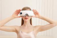 Masajeador eléctrico para aliviar la migraña, masajeador de ojos y cabeza con 6 bolsas de aire y 3 modos de calor, masajeador de sien inteligente, ayuda para dormir, alivio del estrés, relajación - details 8