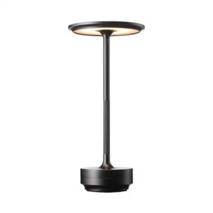Wireless Desk Lamp / Table Lamp - LED Light Black - 1