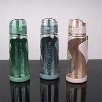 Botella Deportiva De Viaje 500ml Plástica Transparente Y Sellada Para Gimnasio Y Exteriores Botella De Bebida Portátil - details 7