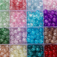 50/100pcs 8mm Cuentas De Vidrio Que Rompe Para Hacer Joyas Accesorios Para Pulseras Collares Y Pendientes Hechos a Mano - details 0