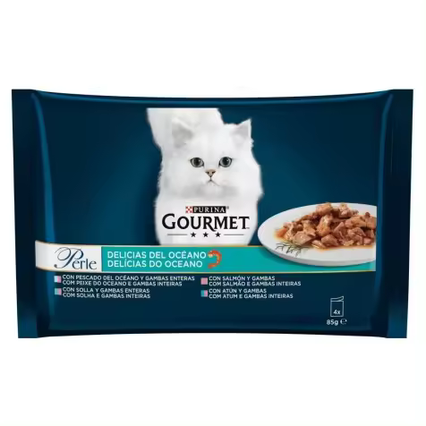 Purina Gourmet Perle Delicias Del Océano En Salsa Para Gatos 48 X 85 Gr - 1