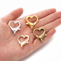 10pcs Abrazaderas De Corazón Para Llavero DIY Hebilla De Langosta De 22x26mm Accesorios De Joyería Y Manualidades Material De Aleación De Zinc Tamaños Diferentes - details 3