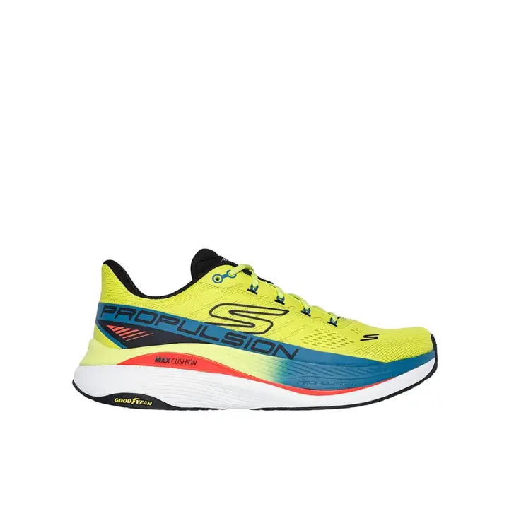 Skechers Max Cushioning Propulsion Zapatillas deportivas para hombre amarillas en textil 83877 - 1