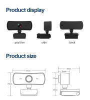 Webcam HD 2K Con Autofocus Y Microfono Integrado 2040x1080 30fps Cámara Para Desktop Laptops Juego PC Compatible USB - details 7