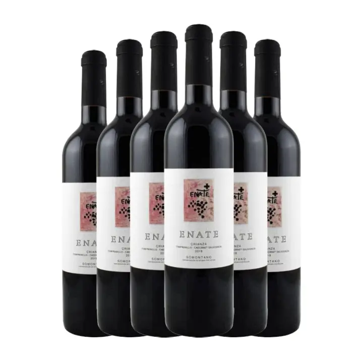 Vino tinto Enate Crianza 75 cl caja de 6 botellas - 1