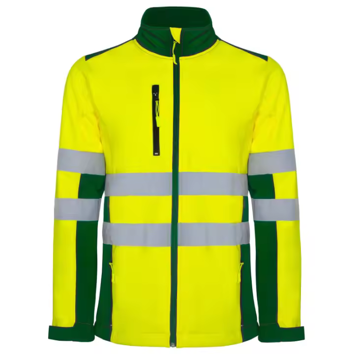 Chaqueta Softshell bicolor de alta visibilidad von cintas reflectantes ANTARES ROLY - 1
