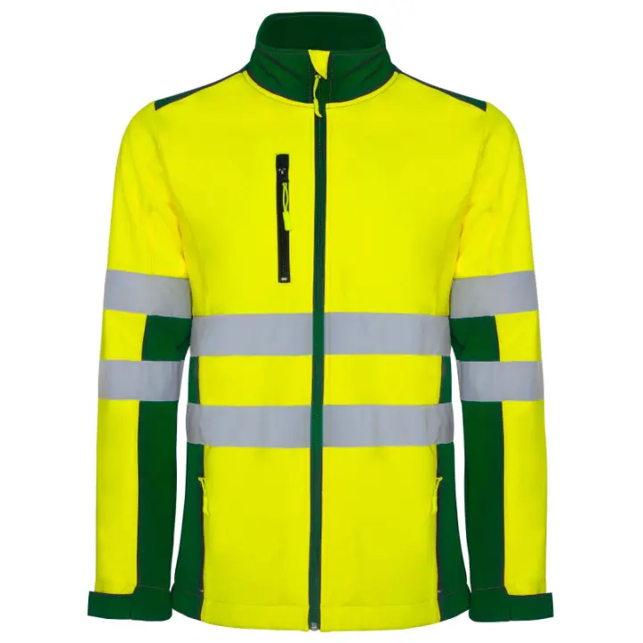 Chaqueta Softshell bicolor de alta visibilidad von cintas reflectantes ANTARES ROLY - 1